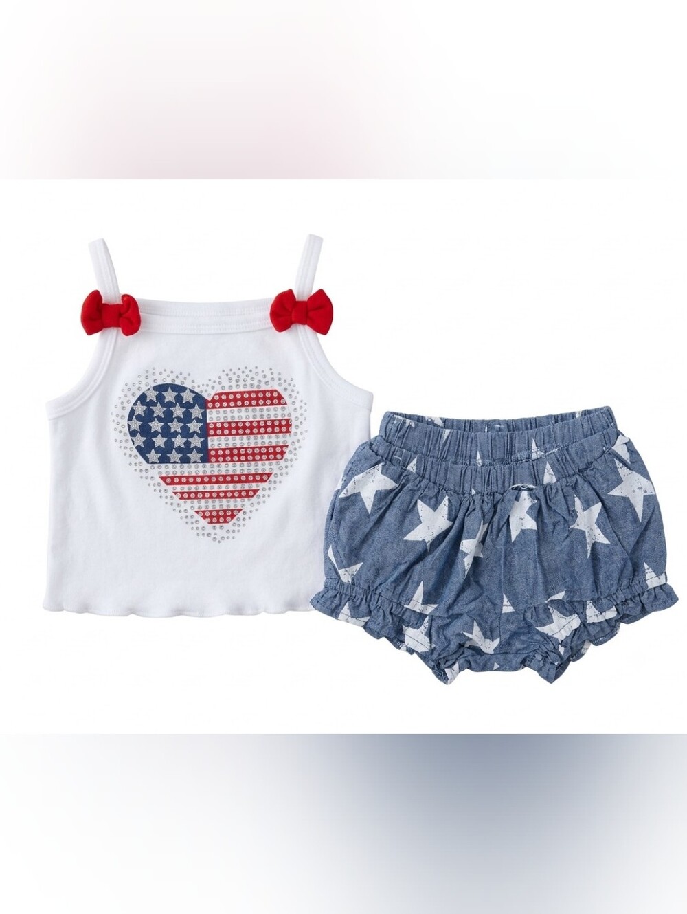 Baby Starters Baby Girls Americana Set 12 Month